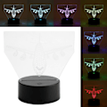 Miniatyrbillede 6 af 8: 3W 4.5V USB 3D Natlampe Touch Control LED Bordlampe KLB