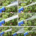 Pikkukuva 5 / 5: Laajennettava puutarhaletku 60M/200FT Joustava puutarhaletku Retractable Hose Fittings 7 suihkupistoolifunktiolla puutarhan kasteluun ja puhdistukseen (60m) KLB
