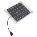 Miniatyrbild 8 av 8: Solpanel 10W USB-utgång, transparent design, dubbelsidig KLB