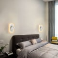 Miniatyrbillede 4 af 5: LED væglampe, sengelampe med afbryder, USB-opladningsport, dæmpbar sti