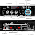 Miniatyrbillede 3 af 5: Bluetooth 5.0 Stereo Audio 12V 220V 600W 2-kanals LCD-display Høj Fidelitet