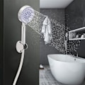 Miniatyrbilde 4 av 8: G1/2 vannsparende plast trykksdusjhode KLB