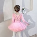 Miniatyrbillede 3 af 5: Pigebørns balletkjole prinsesse glitrende ballet trikot tutu pigedansertøj kostume