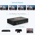 Miniatyrbillede 4 af 8: HDMI-splitter 1 ind 4 ud, et minut fire linjer 4k high definition skærm