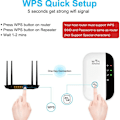Miniatyrbillede 5 af 8: Aigital WLAN-forstærker WiFi-repeater rækkeviddeforlænger forstærker 300Mbps