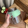 Miniatyrbillede 4 af 6: Stor Kapacitet Bærbar Grøn Vandflaske 1500ml KLB