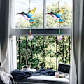 Pikkukuva 3 / 5: Värillinen lasilintu-ansojen riippuva prisma puutarhan koristeeksi kolibrille