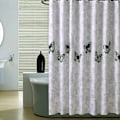 Miniatyrbilde 1 av 5: Dusjforheng 180x180 cm Antimugg-resistent Vanntett Tykk Polyester Stoff Baderom Dusjforheng Liner Gardin-