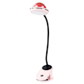 Miniatyrbillede 1 af 6: USB genopladelig LED-klemmelampe, læselampe med stjerne, lyserød