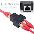Miniatyrbillede 4 af 8: RJ11-fordeleradaptersplitter, 2 stk. Ethernet-stiksplitter-stik