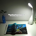 Miniatyrbillede 7 af 8: LED-skrivebordslampe med trådløs Bluetooth-højttaler og USB-opladningsfunktion KLB