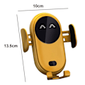 Miniatyrbillede 2 af 5: Smart Billadder til Bil, Trådløs Mobilholder, Trådløs Automatisk Registrering, Gul