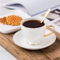 Miniatyrbild 5 av 5: Kaffe koppar och fat Royal 220 ml porslin kaffe koppar