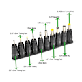 Miniatyrbillede 3 af 7: Universal DC-strømadapter, pakke med 34 DC-adaptere 5,5x2,1mm DC-cylinderforbindelse