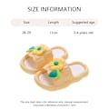 Miniatyrbild 2 av 6: Toddler Girls Tofflor Boy Cushion Slides Sandaler Barn Fin Krämig Gul KLB