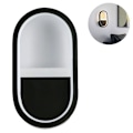 Miniatyrbillede 2 af 8: LED mini væglampe dæmpbar indendørs lys aluminium sort