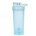 Miniatyrbillede 1 af 5: Shakerflaske med motiverende citater, proteinshaker, lyseblå