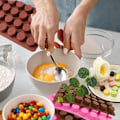 Miniatyrbillede 6 af 7: Sødt Smiley Chokolade Silikoneforme Genanvendelige
