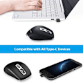 Miniatyrbillede 4 af 7: 2.4G mus, USB Type-C trådløs computermus