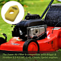 Pikkukuva 2 / 5: 698369 Briggs & Stratton Keltainen Vaahtomuovi-Ilmansuodatin. Classic, Sprint ja Quattro moottorit, 5 kpl KLB