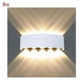 Miniatyrbilde 2 av 5: Moderne vanntett LED-vegglampe: innendørs/utendørs KLB