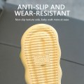 Miniatyrbillede 4 af 6: Børneslippers til piger - Drengepude Slides Sandaler Børn Nice Creamy Yellow KLB