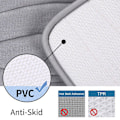 Miniatyrbillede 3 af 5: Bølgeformet stribet memory foam gulvmåtte badeværelse absorberende gulvmåtte husholdning badeværelse e