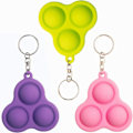 Pikkukuva 1 / 5: Mini Fidget Simple Dimple -lelu Mini-avainperä Early Ore Pink&Green&Purple-3 KLB