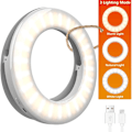 Pikkukuva 1 / 8: Selfie-valo matkapuhelimeen, 20 LED-rengasvalo, kaukosäädin, USB-ladattava KLB