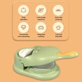 Miniatyrbillede 3 af 6: Dumplingform, simpelt værktøj til dumplingproducent og dumplingpresse, grøn