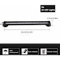 Miniatyrbillede 4 af 5: Akvarie LED-fiskrørslampe Vandtæt Akvariefarve Nedsænkelig Akvariebelysning (31 cm EU-stik) KLB