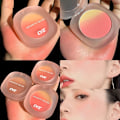 Miniatyrbillede 3 af 5: Rig pigmenteret, let pudder blush og highlighter