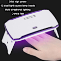 Miniatyrbild 6 av 6: USB-driven UV-fototerapi nagelkonst handhållen enhet (Mini-10)