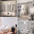 Miniatyrbillede 6 af 7: LED lysgardin, lysnet 3m x 3m feelysslysgardin 300 LED'er