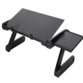 Miniatyrbillede 3 af 7: Bærbar computer stand sammenklappelig seng bord laptop stand seng hylde til sofa, bog, magasin