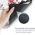Miniatyrbillede 3 af 6: Gaming Mousepad 800 x 300 mm Japansk Blækmaleri Bjerg Sakura Sol Mount Fuji