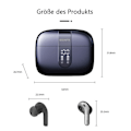 Miniatyrbillede 2 af 5: Wekily Bluetooth 5.2-hovedtelefoner i øret, dyb bas indbygget mikrofon-hovedtelefoner