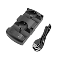 Miniatyrbillede 1 af 8: Playstation 3 controller opladningsstation opladningsstation 2 i 1 med LED lysdisplay