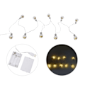 Pikkukuva 1 / 8: E27-lampun jouluvalot Golden Star 100LED kuparilanka USB tai KLB