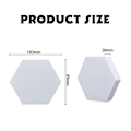 Miniatyrbild 5 av 8: Paket med 6 hexagonala vägglampor med fjärrkontroll, smart touch modulär LED-lampa