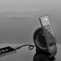 Pikkukuva 3 / 4: Langaton lataus Bluetooth-kaiutin, monitoiminen herätyskello, himmennettävä näyttö