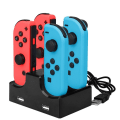 Miniatyrbilde 1 av 8: Nintendo Switch-lader med håndtak ladestasjon - 4 i 1, USB-kabel, 2 USB-porter KLB