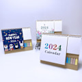 Miniatyrbillede 5 af 5: Skrivebords kalender 2024 januar 2024-december 2024 12 månedlig Wan Style1 KLB