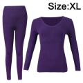Miniatyrbild 2 av 5: Termisk underkläder Ultra Soft Pantsuit Base Layer, Coffee-through - Foot KLB