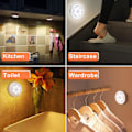 Miniatyrbilde 6 av 8: LED-nattlys med bevegelsessensor, LED-skapbelysning med fjernkontroll, USB KLB