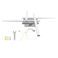 Miniatyrbillede 3 af 8: Moderne LED-loftslampe 25W strimloftslamper til KLB