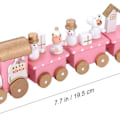 Miniatyrbillede 4 af 8: Jul træbane Vinter Wonderland Tog Mini KLB