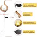 Miniatyrbilde 2 av 7: Solcellelampe for utendørs bruk, 2-pakning metall hul LED-stake dekorative