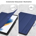 Miniatyrbild 3 av 6: Fodral för Samsung Galaxy Tab A8 2021, ultratunt PU-läder med stativfunktion
