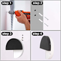 Miniatyrbillede 3 af 5: Applique murale à LED Éclairage mural décoratif modern noir with LED 12